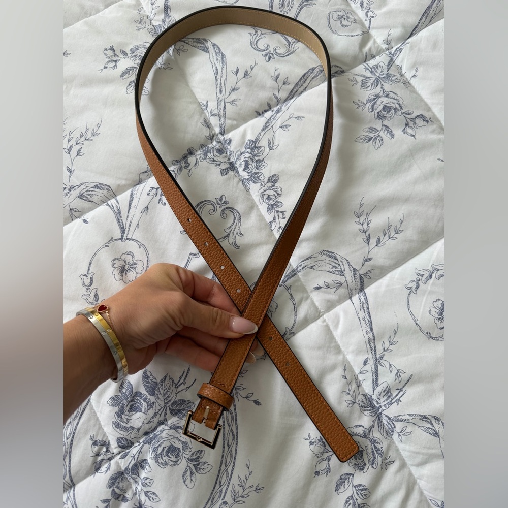 Classic Tan Leather Women's Belt - Unbranded 40 inch (6)
